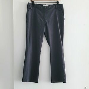 Tory Burch gray wool blend work trousers size 6